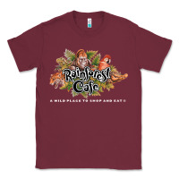 Burgundy rainforest cafe t shirts gift for fans Classic Tee - lanVoArt