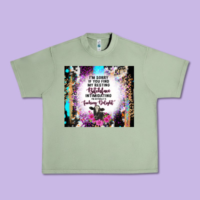 I'm Sorry If You Find My Resting Bitchface Intimid Urban Heavy Tee Designed By Tumblerdesignbyshophia