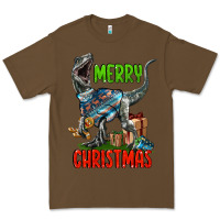 Cacao merry christmas velociraptor Premium Tee - LillyAllenDesigns