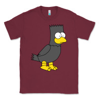 Burgundy bart as edgar allen poe raven nevermore halloween Classic Tee - lanVoArt