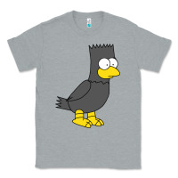Heather Grey bart as edgar allen poe raven nevermore halloween Classic Tee - lanVoArt