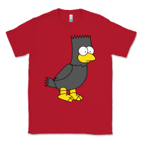 Red bart as edgar allen poe raven nevermore halloween Classic Tee - lanVoArt