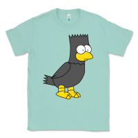 Seafoam bart as edgar allen poe raven nevermore halloween Classic Tee - lanVoArt