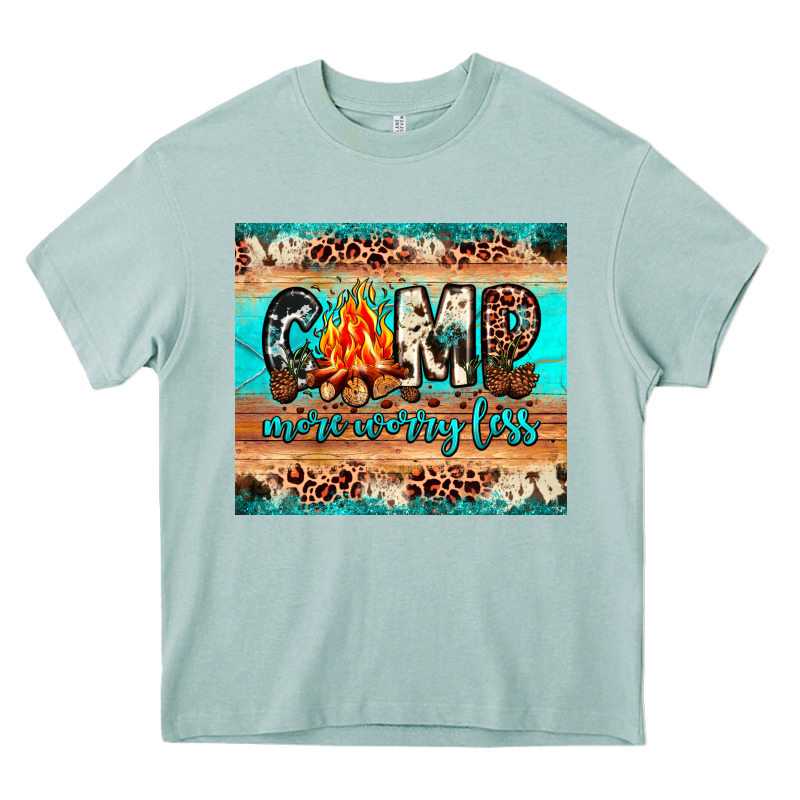 Camp More Worry Less Heavy Core Tee by JahusDesignShop | Teevron