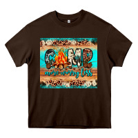 Chocolate Brown camp more worry less Heavy Core Tee - JahusDesignShop