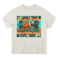 Cream camp more worry less Heavy Core Tee - JahusDesignShop