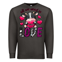 Smoke All We Need İs Moo Love Premium Sweatshirt - SublimationCraftShop