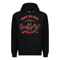 Black pist idiots Premium Hoodie - lanVoArt
