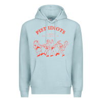 Blue Mist pist idiots Premium Hoodie - lanVoArt