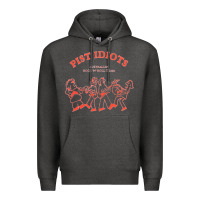 Charcoal Heather pist idiots Premium Hoodie - lanVoArt