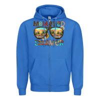 True Royal Mom Bad Summer Zipper Hoodie - CowhideDigitalArt