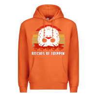Carrot Halloween Bitches Be Trippin Jason Mask Premium Hoodie - lanVoArt