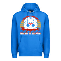True Royal Halloween Bitches Be Trippin Jason Mask Premium Hoodie - lanVoArt