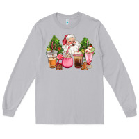 Moon Dust pink christmas santa coffe cups Long Sleeve Tee - CowGirlArtShop