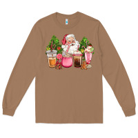 Toasted Coconut pink christmas santa coffe cups Long Sleeve Tee - CowGirlArtShop