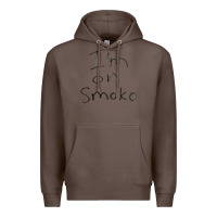 Coffee handwritten i'm on smoko hot australian lingo the chats Premium Hoodie - lanVoArt