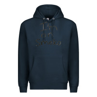 Navy handwritten i'm on smoko hot australian lingo the chats Premium Hoodie - lanVoArt