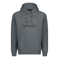 Rock handwritten i'm on smoko hot australian lingo the chats Premium Hoodie - lanVoArt