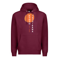 Burgundy kyoto tachibana Premium Hoodie - lanVoArt