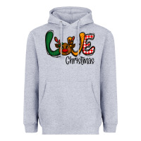 Heather Grey love Christmas Heavyweight Hoodie - CowhideDigitalArt