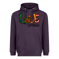 Plum love Christmas Heavyweight Hoodie - CowhideDigitalArt