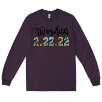 Plum 2 22 22 twosday Long Sleeve Tee - RanaPortraitStore