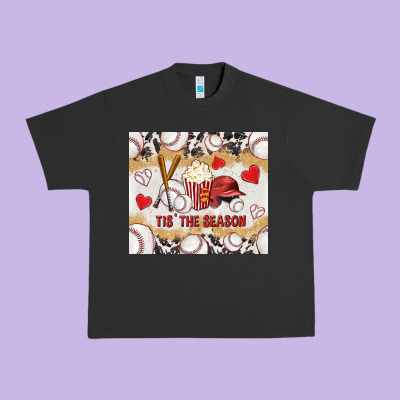 Tis' The Season With Cowhide Tumbler Tbs Urban Heavy Tee Designed By Tumblerdesignbyshophia
