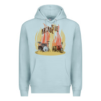 Blue Mist the arcade fire Premium Hoodie - lanVoArt