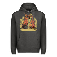 Charcoal Heather the arcade fire Premium Hoodie - lanVoArt