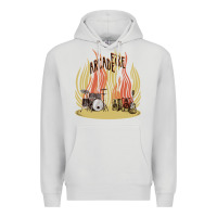 Dove Grey the arcade fire Premium Hoodie - lanVoArt