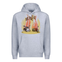 Heather Grey the arcade fire Premium Hoodie - lanVoArt