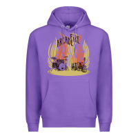 Purple the arcade fire Premium Hoodie - lanVoArt