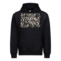 Black zebra pattern background Urban Hoodie - BarkalooDesign