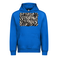 Cobalt zebra pattern background Urban Hoodie - BarkalooDesign