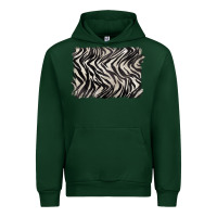 Foreset Green zebra pattern background Urban Hoodie - BarkalooDesign