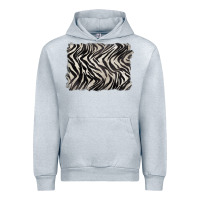 Heather Grey zebra pattern background Urban Hoodie - BarkalooDesign