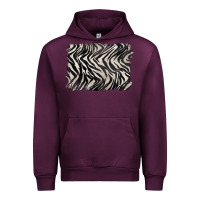 Mauve Wine zebra pattern background Urban Hoodie - BarkalooDesign