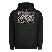 Pigment Black zebra pattern background Urban Hoodie - BarkalooDesign