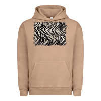 Pigment Burro zebra pattern background Urban Hoodie - BarkalooDesign