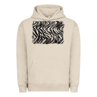 Pigment French Oak zebra pattern background Urban Hoodie - BarkalooDesign