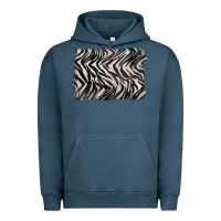 Pigment Midnight Navy zebra pattern background Urban Hoodie - BarkalooDesign
