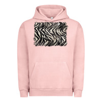 Pigment Salmon zebra pattern background Urban Hoodie - BarkalooDesign