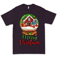 Plum Merry Christmas Premium Tee - LillyAllenDesigns