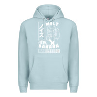 Blue Mist melt banana Premium Hoodie - lanVoArt