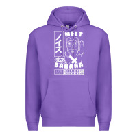 Purple melt banana Premium Hoodie - lanVoArt
