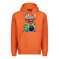 Carrot animal drummer pearl drums Premium Hoodie - lanVoArt