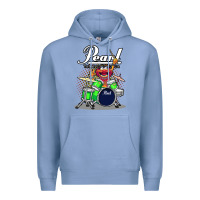 Colony Blue animal drummer pearl drums Premium Hoodie - lanVoArt