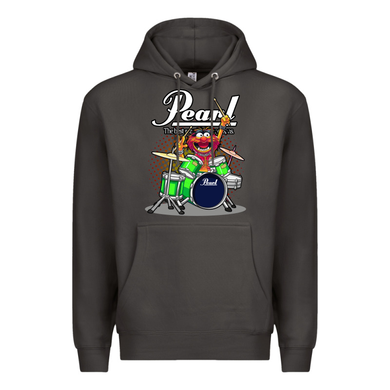 Animal Drummer Pearl Drums Premium Hoodie by lanVoArt | Teevron