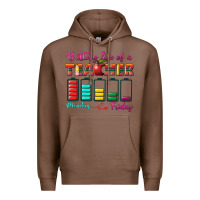 Chestnut battery life of a teacher Premium Hoodie - BundleAndBundleShop