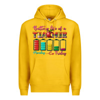 Lemon battery life of a teacher Premium Hoodie - BundleAndBundleShop